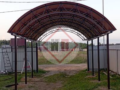 дачный навес для автостоянки
