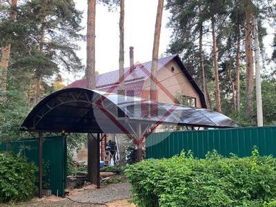 навес арочный для въезда