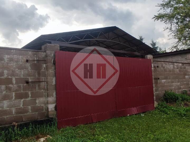 двускатный навес